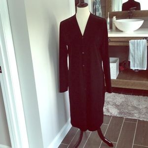 Gorgeous black velour duster